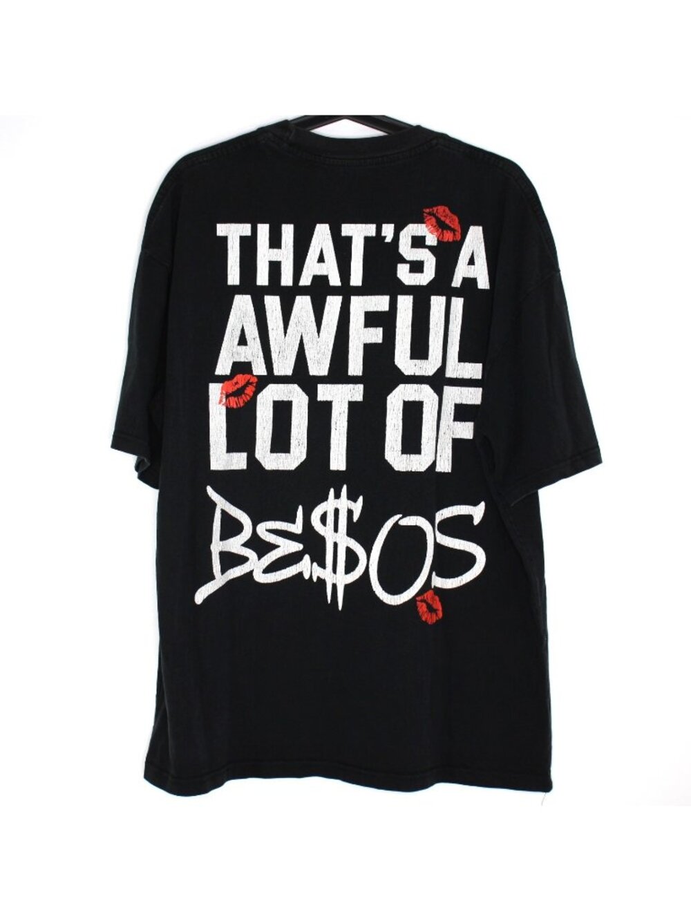 Thats A Awful Lot Of Cough Syrup x Besos Mens XL Spell Out T-Shirt B1153